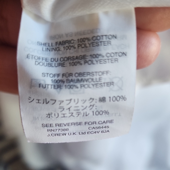 J.Crew Striped Maxi Dress Navy White Coastal Summer Vacation - Picture 16 of 16